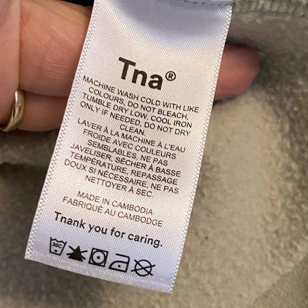 TNA Cosy af Cropped Hoodie - Picture 3 of 10